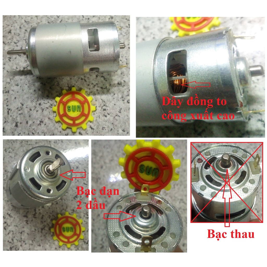 Bộ nhựa in 3D chế máy bơm nước V3 motor 775