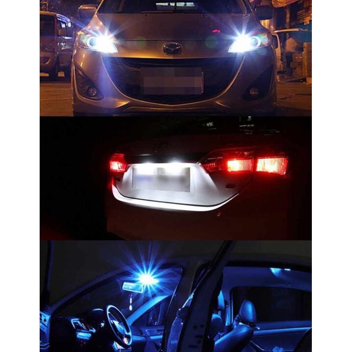 LYMOYO Bóng đèn LED siêu sáng 24V T10 12V W5W 3030 1SMD dành cho xe hơi