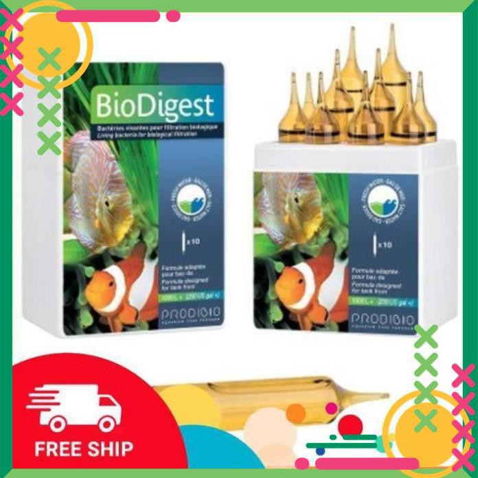 [Giá tốt] Prodibio BioDigest  - Bổ sung vi sinh sống cho hồ cá nước mặn và nước ngọt (Đơn vị: ống)