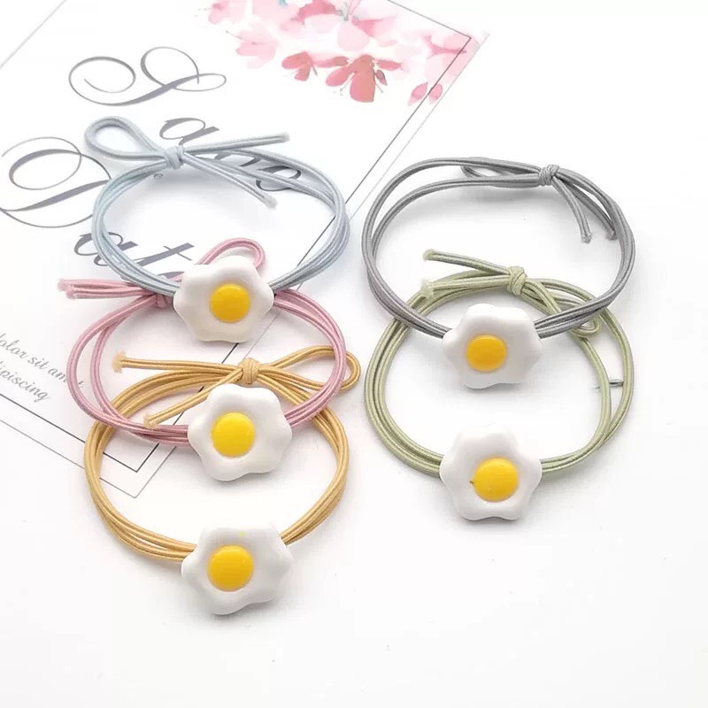 1 Dây buộc tóc caosu dể thương ( Giao ngẫu nhiên)