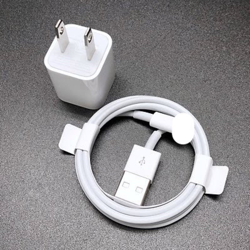Bộ Sạc Thường 5W 5V=1A USB To Lightning Cho Điện Thoại Tai Nghe Zin Nhà Máy