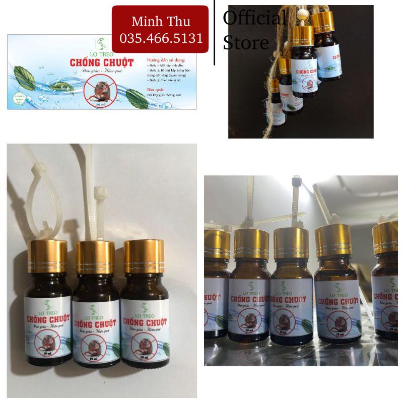 Tinh dầu chuột treo khoang máy ô tô đuổi chuột hiệu quả dung tích 10ml