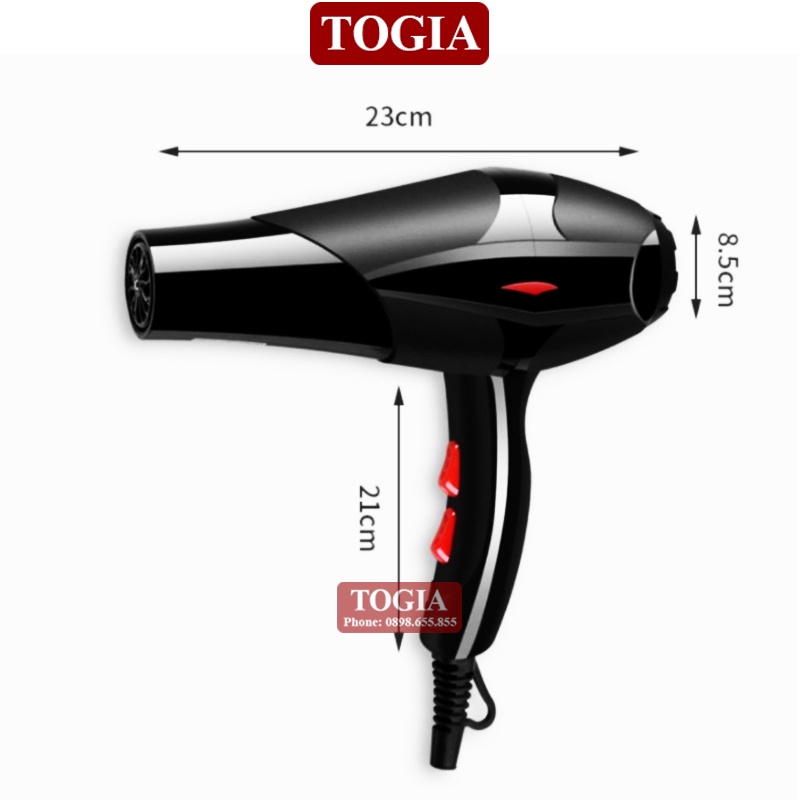Máy Sấy Tóc 2 Chiều Nóng Lạnh Công Suất Lớn 3500W Máy Sấy Tóc Công Suất Lớn TOGIA