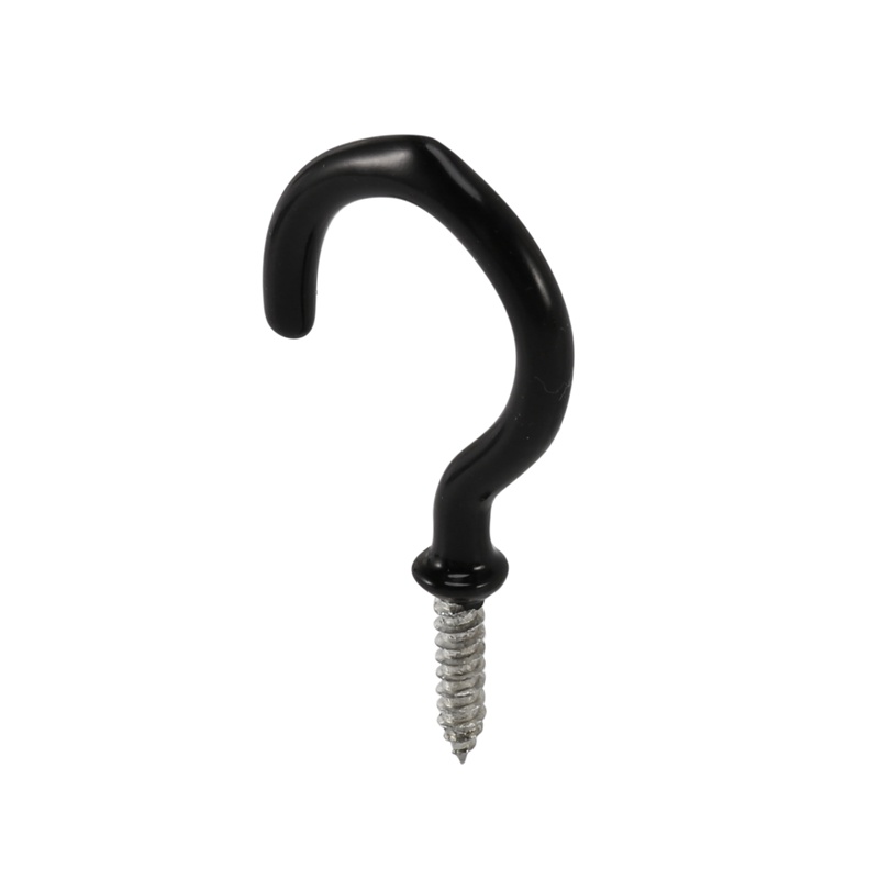 Set 70 Móc Treo Cốc / Đèn Gắn Tường 6 Kích Thước Màu Đen Trang Trí Giáng Sinh