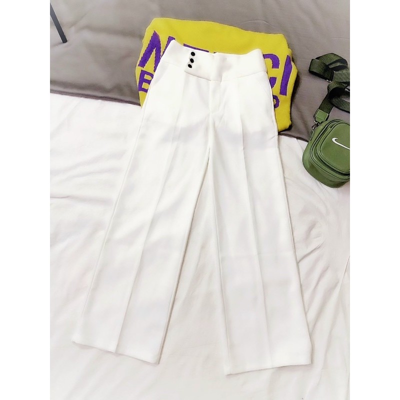 Quần ống loa nút khoá kéo giữa( loại 1) | BigBuy360 - bigbuy360.vn