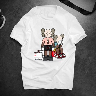 Áo thun ngắn tay "HOT trend" 2019" Kaws-04 Unisex - Áo thun unisex tay ngắn form rộng vải cotton thoáng mát - Full size