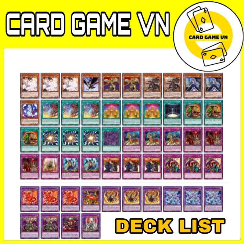 Bài YuGiOh - Bộ 54 lá bài Eldlich Deck - Card Game VN
