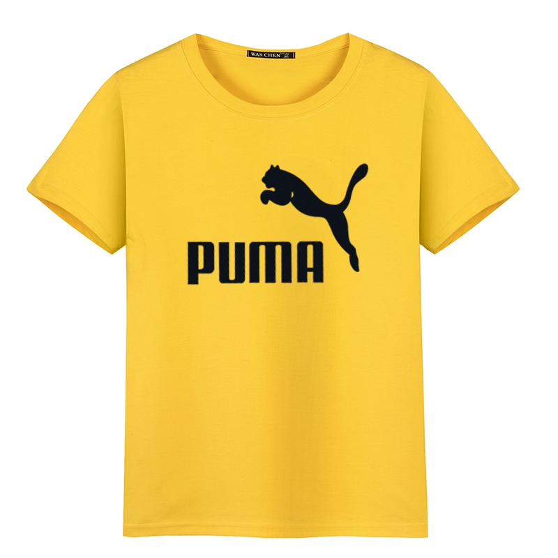 PUMA áo nam Tay Ngắn Cổ Tròn Có In Hình Thời Trang Phong Cách