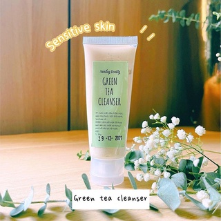 Sữa rửa mặt trà xanh giảm mụn PH 5.5 thiên nhiên Green Tea Cleanser Sunday Beauty handmade