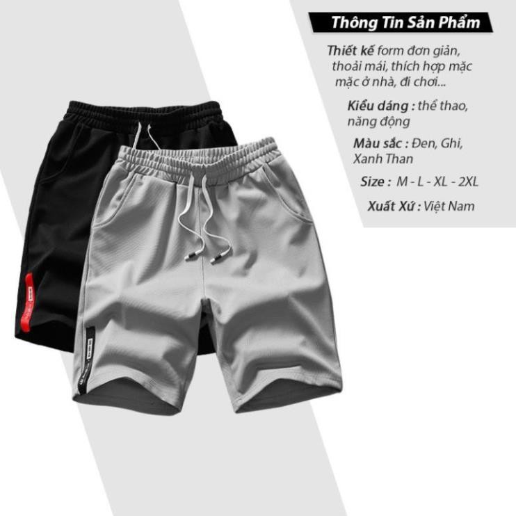 Quần short nam 💥FREESHIP💥 Quần đùi nam thể thao đẹp mã TT12 dáng lửng thun co giãn tập gym đi chơi mùa hè  ་  ྇