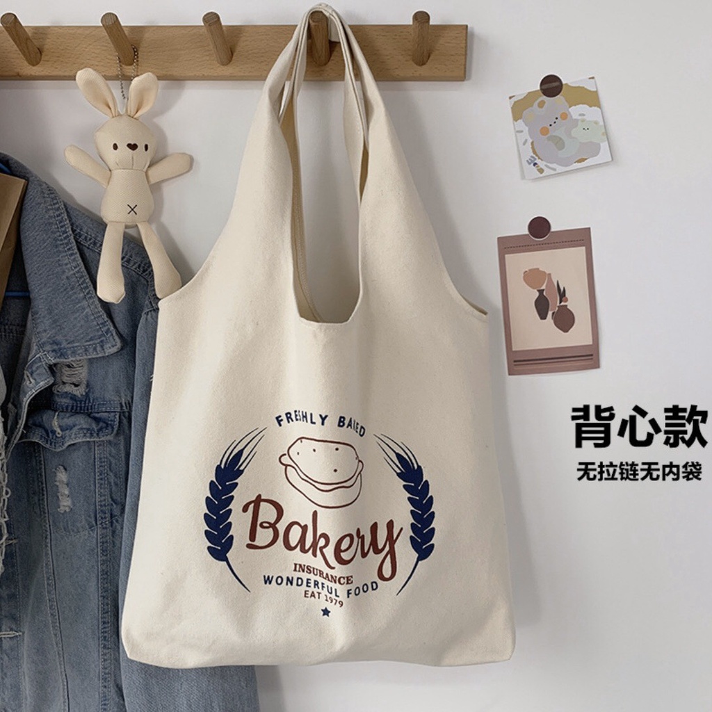 Túi vải tote Bakery