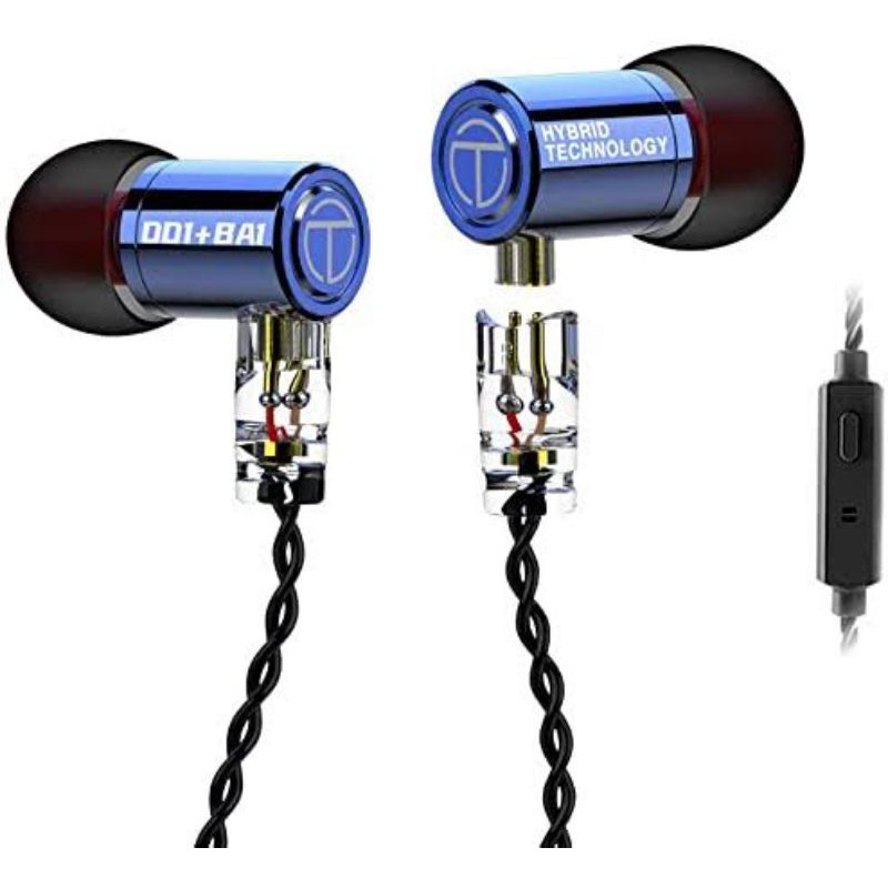 (4.4) Mic Iem 1dd 1ba Hifi Ed9 Bằng Kim Loại Có Thể Tháo Rời