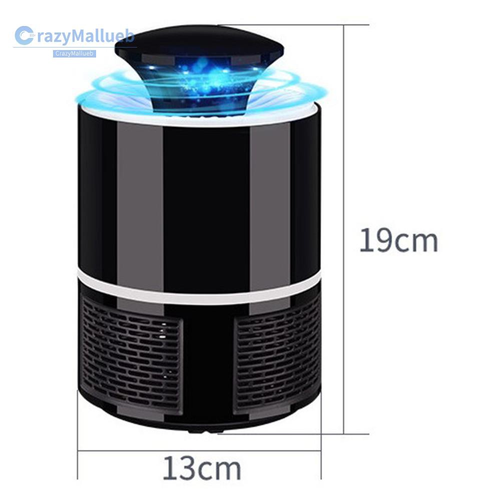 Crazymallueb❤USB Powered Mosquito Killer Lamp 355nm UV Mosquito Repellent Electronic Insect Trap Bug Zapper❤Lighting