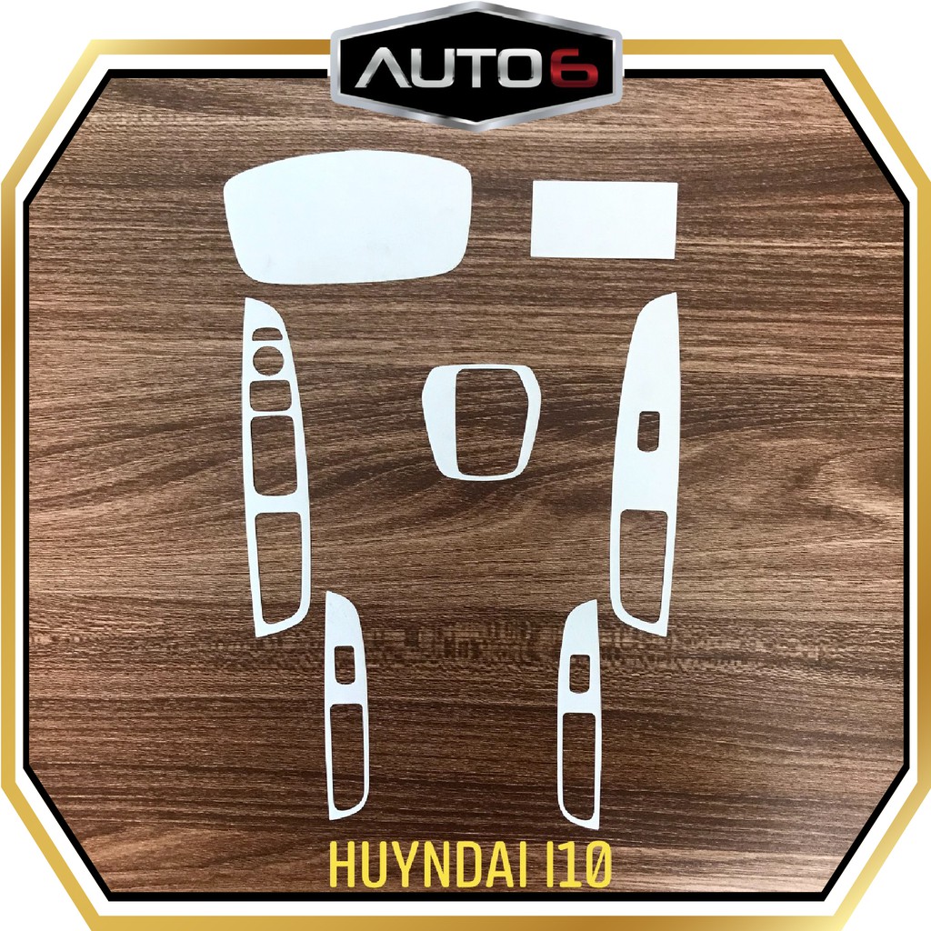 HYUNDAI i10: Phim PPF dán full bộ nội thất HYUNDAI i10- AUTO6 &lt;Made in Việt Nam&gt; chống xước, che phủ các vết xước cũ....