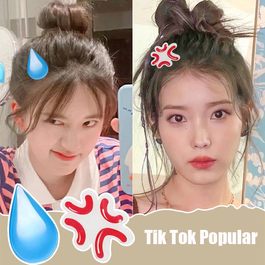 Kẹp tóc Haimeikang hình biểu tượng cảm xúc vui nhộn dễ thương thời trang cho nữ