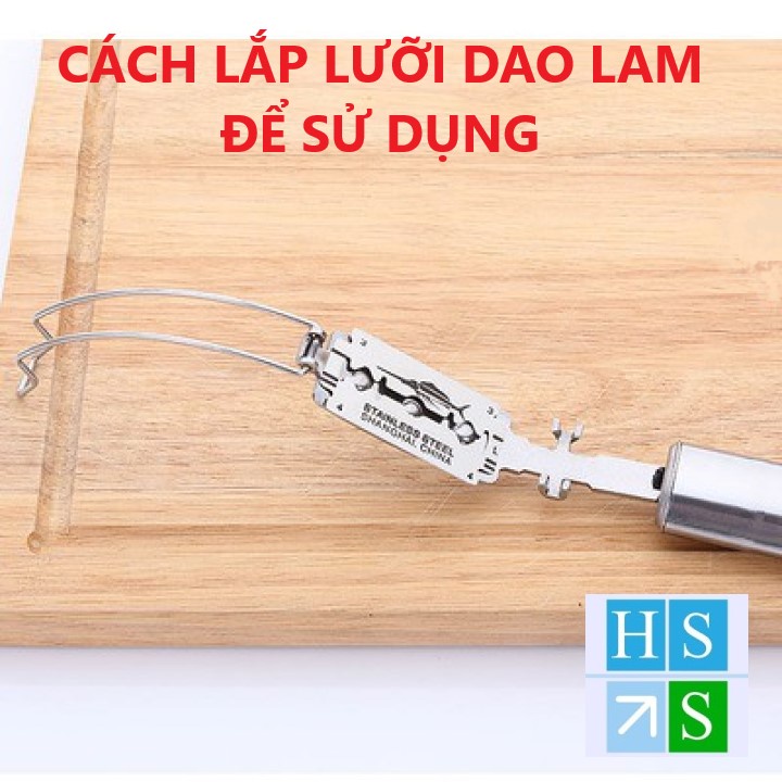 Dụng cụ cạo lông heo INOX siêu bền dao làm sạch lông lơn chân giò gia súc gia cầm dễ dàng tiện lợi - HS Shop Thủ Đức