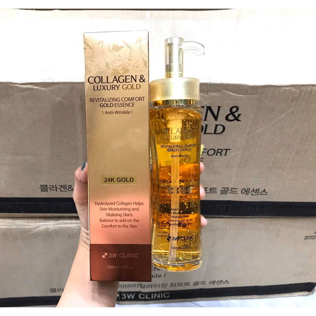 Tinh chất dưỡng da mặt collagen luxury gold