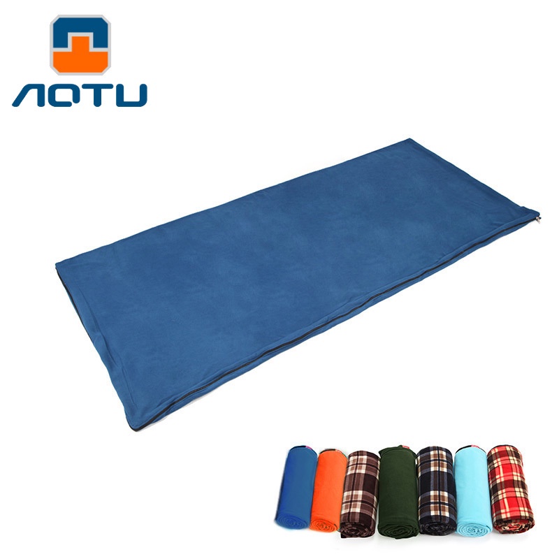 Túi Ngủ Đơn/Đôi Bằng Vải Lông Cừu Cho Người Lớn