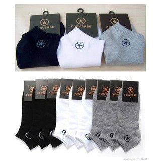 Sét 5 Đôi Tất Nam Converse,Cổ thấp ( Ảnh Thật )