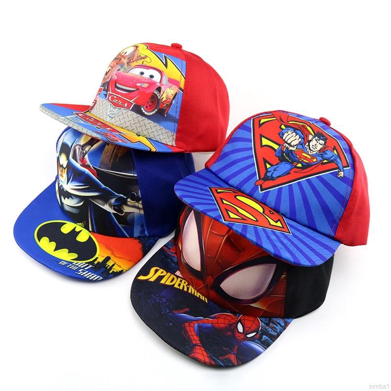 Mũ Họa Tiết Người Nhện Phong Cách Hip Hop Thời Trang Mùa Hè Cho Bé