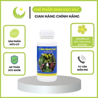 NANO KHOÁNG CANXI HLC 500ML NÂNG PH ĐẤT - TĂNG PH ĐẤT, HẠ PHÈN, THAY THẾ VÔI,  KHÔNG GÂY CHAI ĐẤT, CÂN BẰNG PH