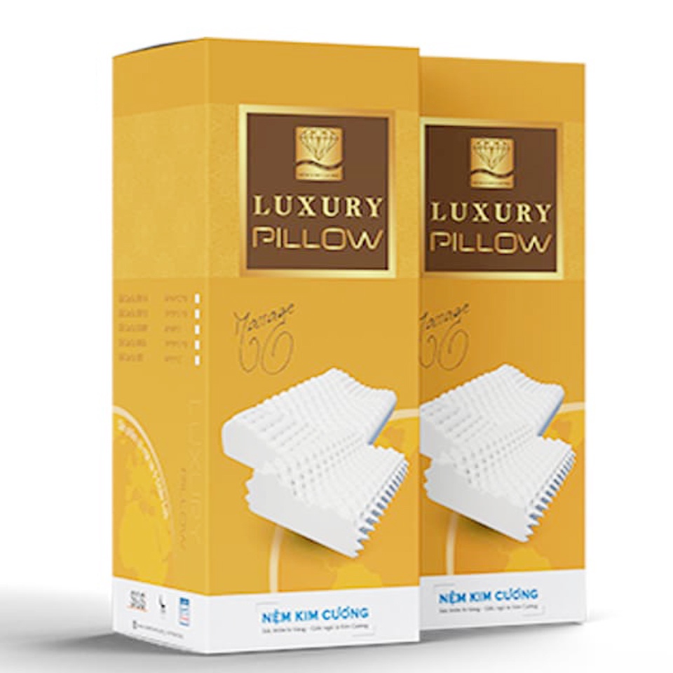 Gối Cao Su Masa Kim Cương Luxury Pillow