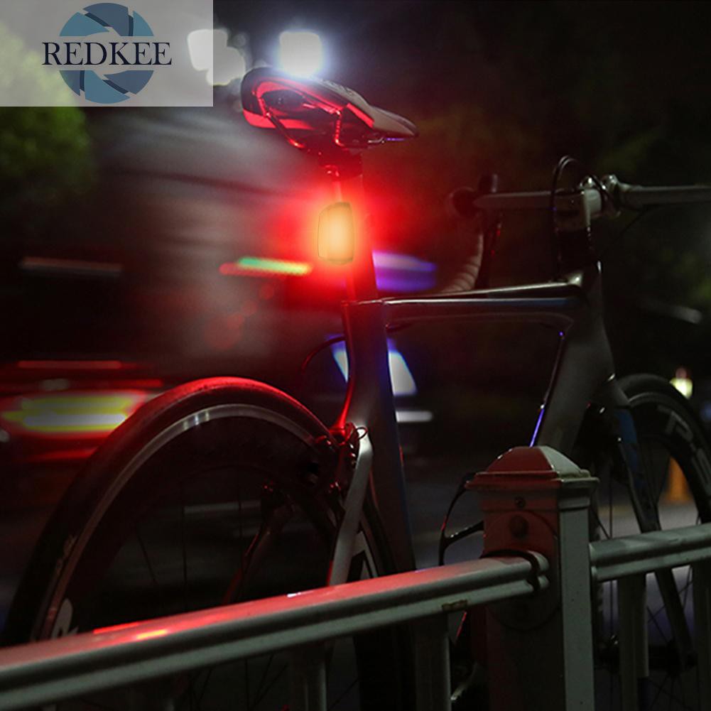 Đèn phản quang phía trước ghi đông cảnh báo sau an toàn xe đạp MTB