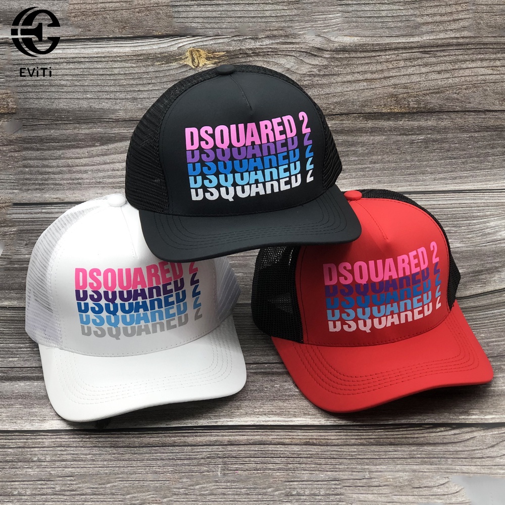 Nón kết DSQUARED2  - Mũ lưỡi trai nam nữ phối lưới trẻ trung hợp thời trang dễ phối đồ