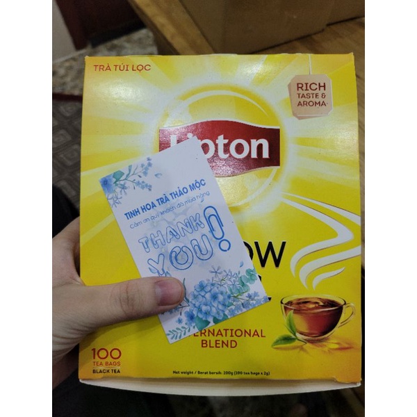 TRÀ LIPTON XÍ MUỘI THẢO MỘC GIẢI NHIỆT MÙA HÈ siêu combo 30 gói