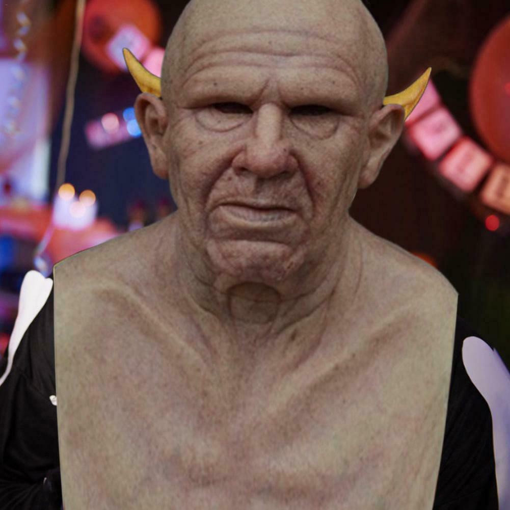 Mặt nạ hóa trang người già đáng sợ cho dịp halloween