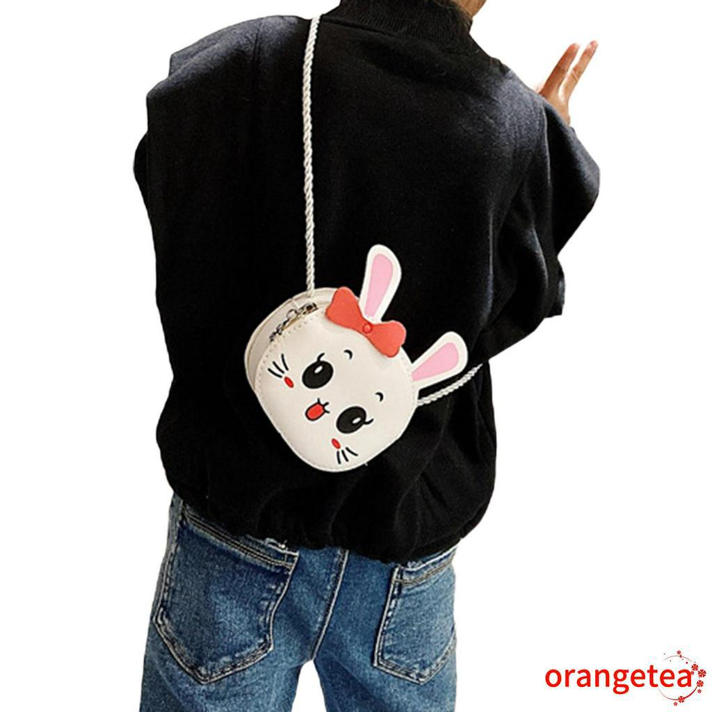 Túi đeo chéo hình thỏ hoạt hình dễ thương cho bé gái