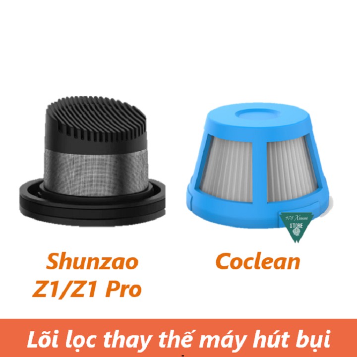 Lõi lọc máy hút bụi cầm tay Xiaomi Coclean Cleanfy  - Lõi thay thế cho máy hút bụi Xiaomi Shunzao Z1 / Z1 Pro