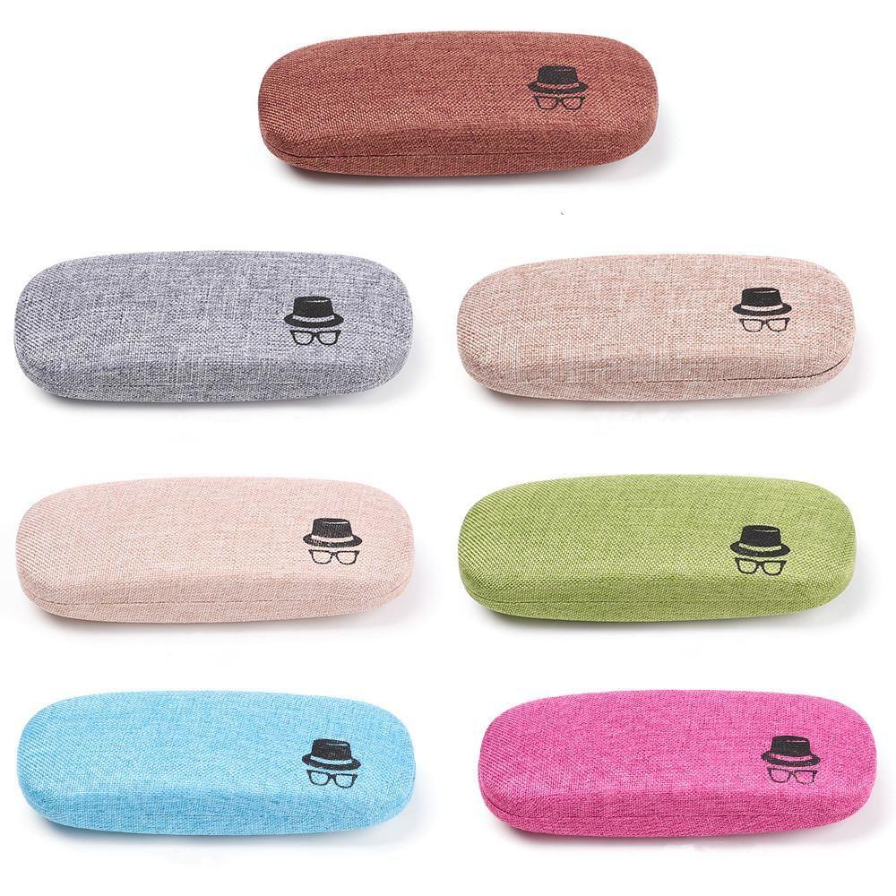 LAY Hộp Đựng Mắt Kính Bằng Da Cứng Màu Kẹo Ngọt Phong Cách Vintage Giá Đ