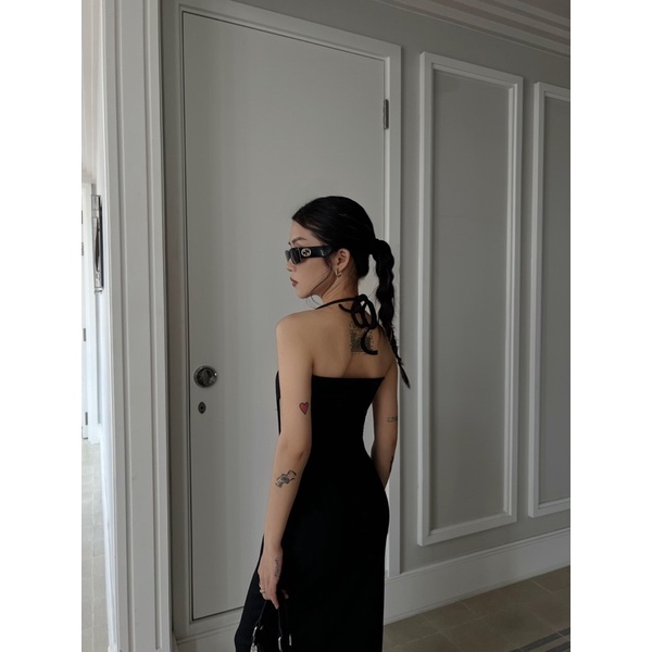 Đầm dài Mia cut out eo