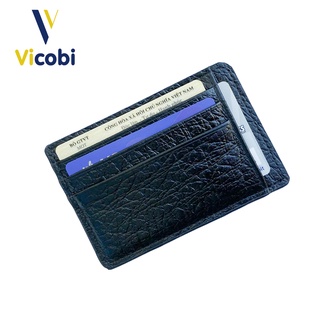 Ví card holder Da Bò Vicobi M9, ví đựng thẻ nhỏ gọn bỏ túi, made in VietNam thumbnail