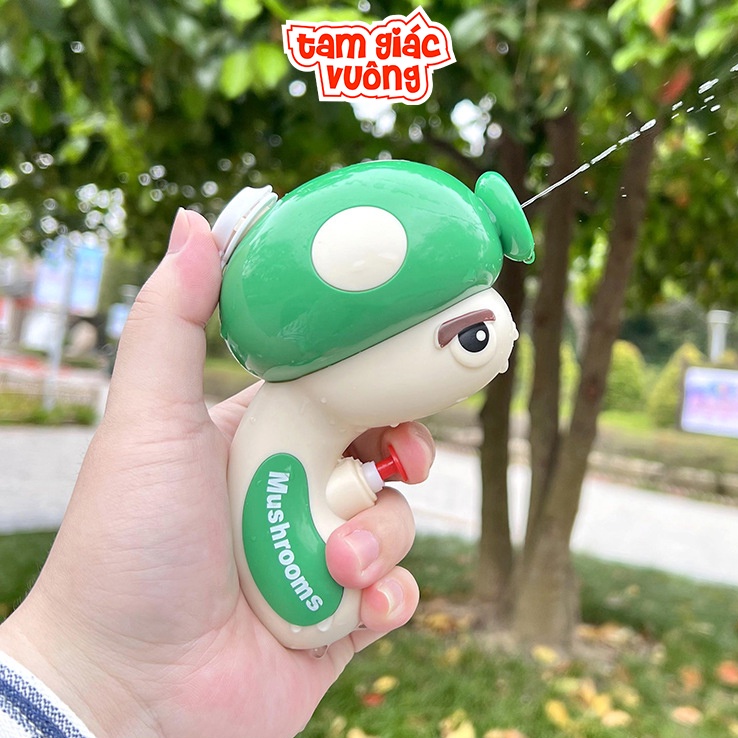 Súng Bắn Nước Hình Nấm Dễ Thương Bằng Nhựa ABS Súng Phun Nước Đồ Chơi Cho Bé