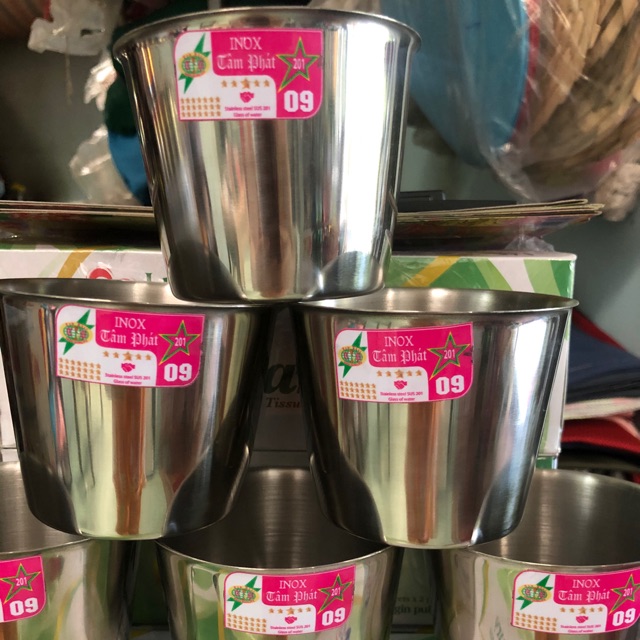 Ly làm đá inox 9cm - 10cm