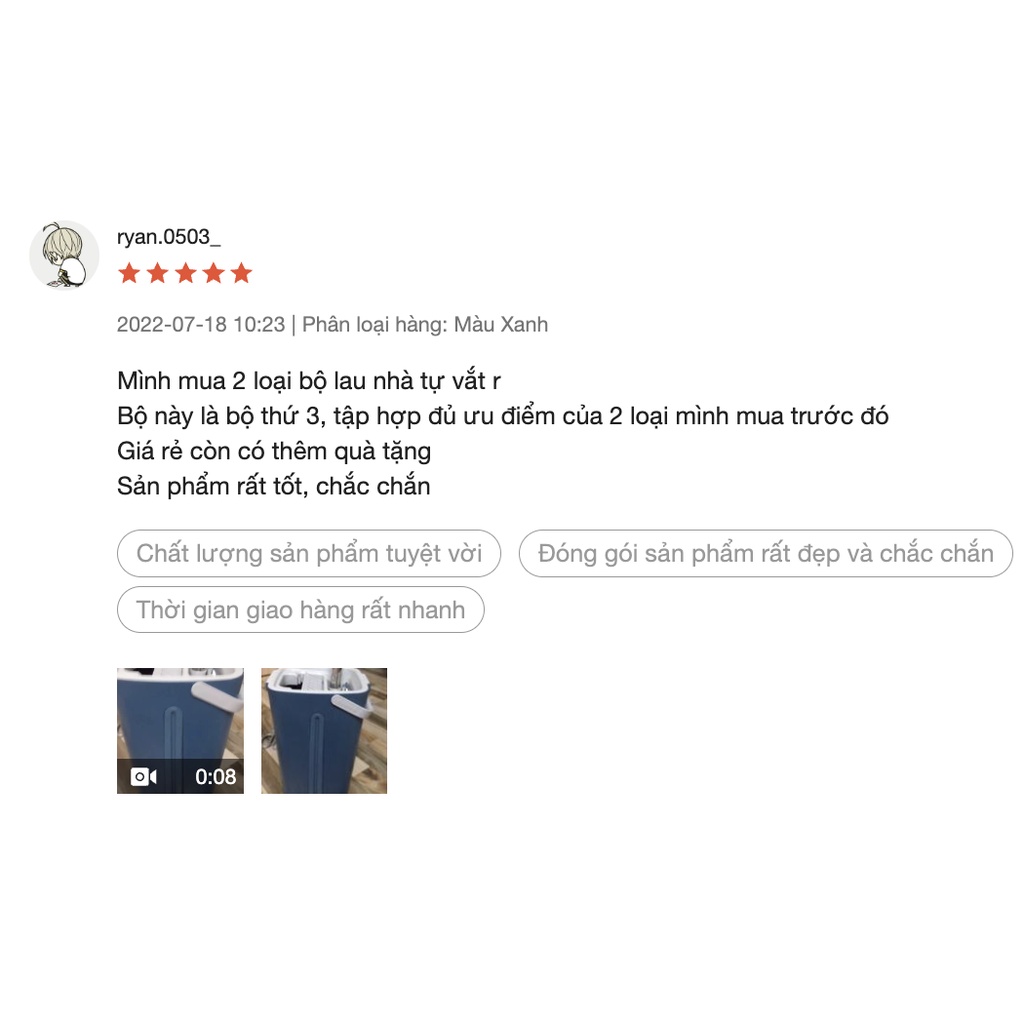 Cây lau nhà phun sương ⚡️ Chổi lau nhà phun sương thông minh Nhật Bản