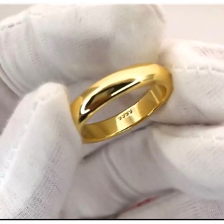  nhẫn trơn 2 chỉ mạ vàng 24 