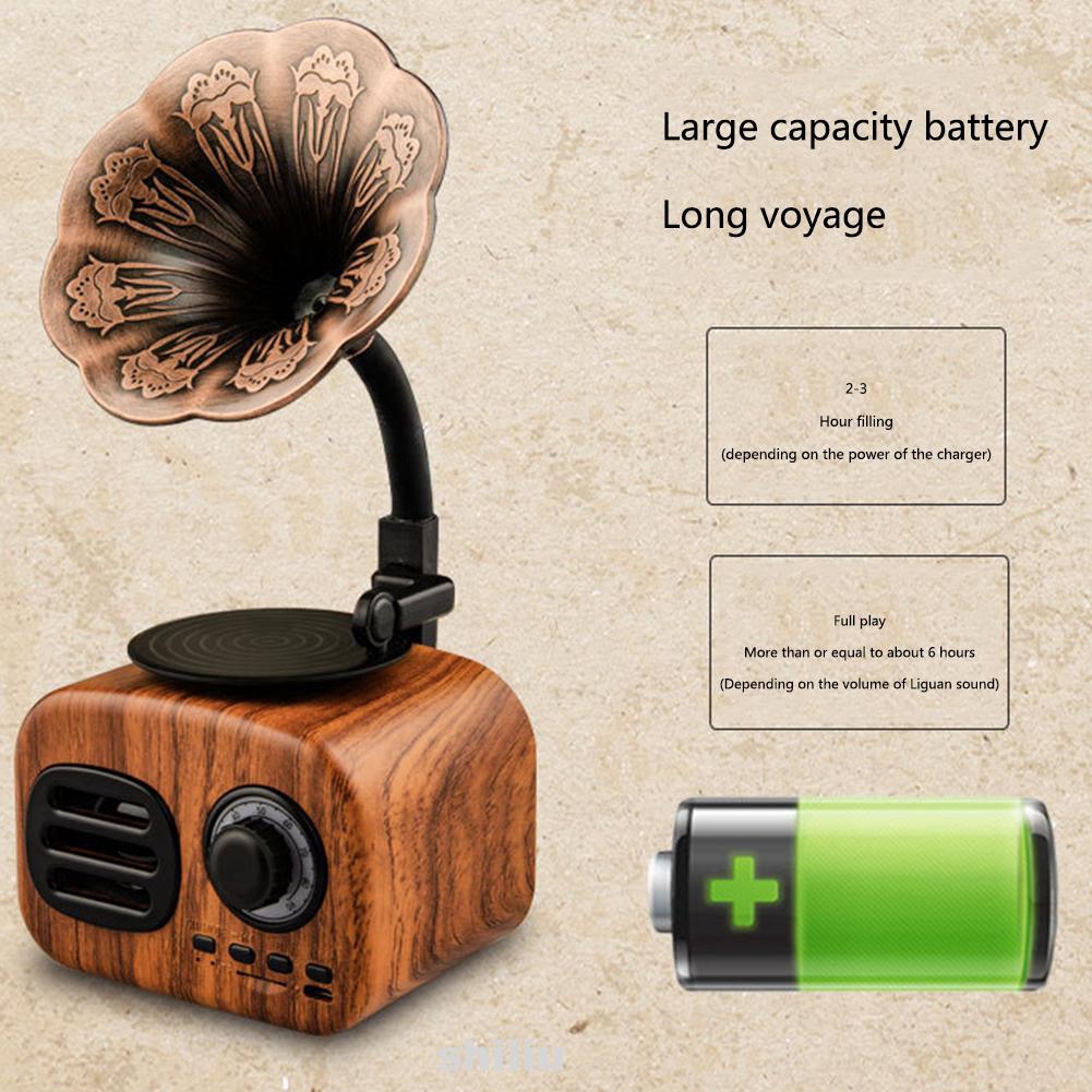 Loa bluetooth cổ điển Loa Nghe Nhạc Mp3 Kết Nối Bluetooth Phong Cách Retro Loa Bluetooth Loa Bluetooth chất lượng cao