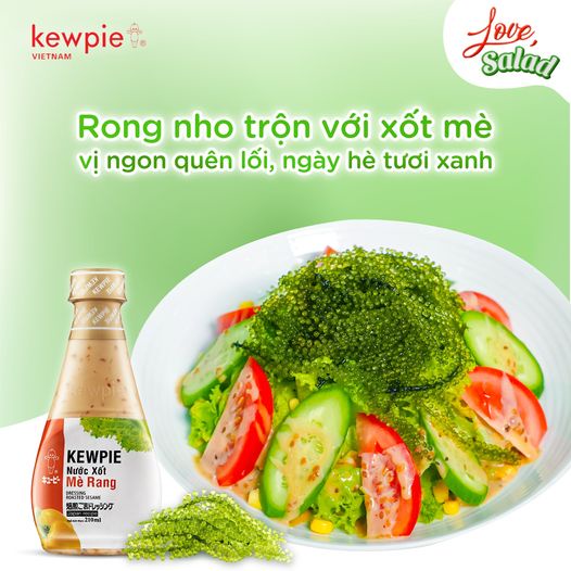 Combo 2 chai Nước Xốt Mè Rang Kewpie 210ml