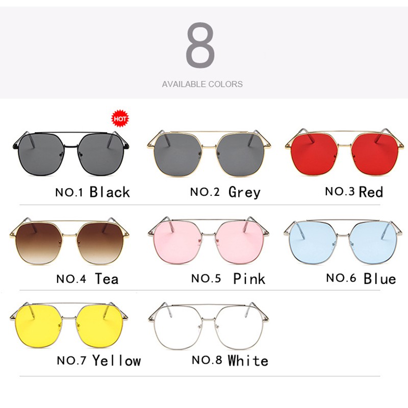 Mới Kính Mát Gọng Kim Loại Nhiều Màu Chống Tia Uv400 | BigBuy360 - bigbuy360.vn