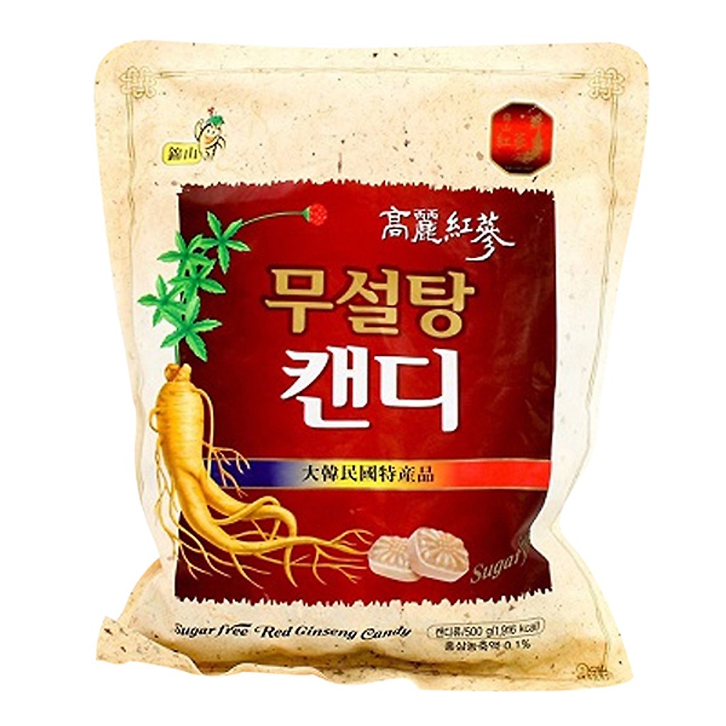 Kẹo Sâm Không Đường Hàn Quốc - 500gr