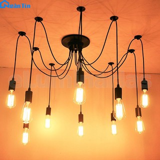 Bộ dây đèn thả trần kiểu nhện trang trí nhà quán cà phê THCN136