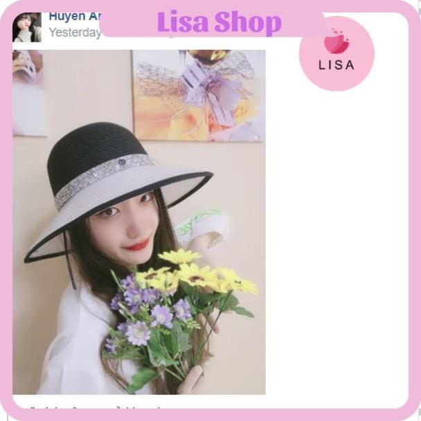 [HÀNG CAO CẤP- ẢNH THẬT] Mũ Cói Chữ M, Nón Cói Che Nắng Chất Liệu Cói Cao Cấp Thoáng Mát Lisa, M1