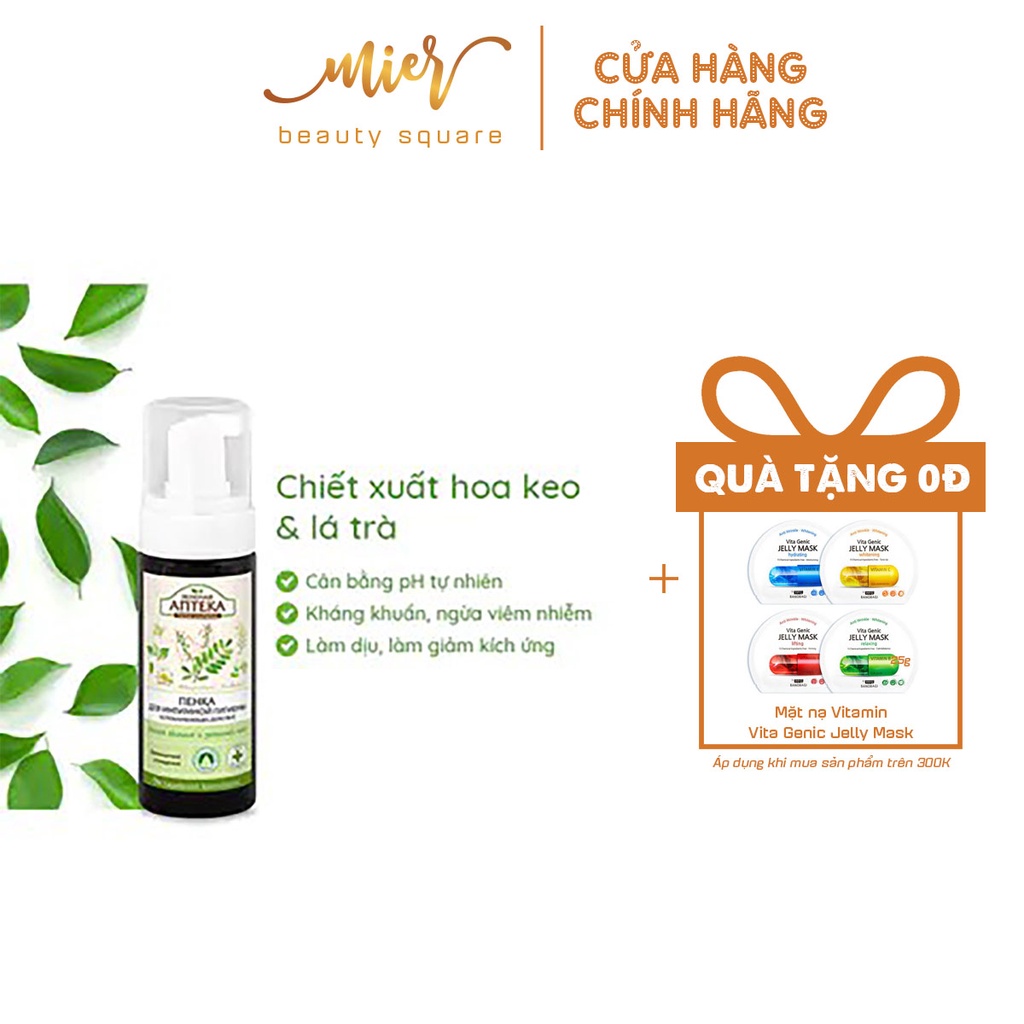 Dung dịch vệ sinh phụ nữ dạng bọt Zelenaya Apteka 150ml