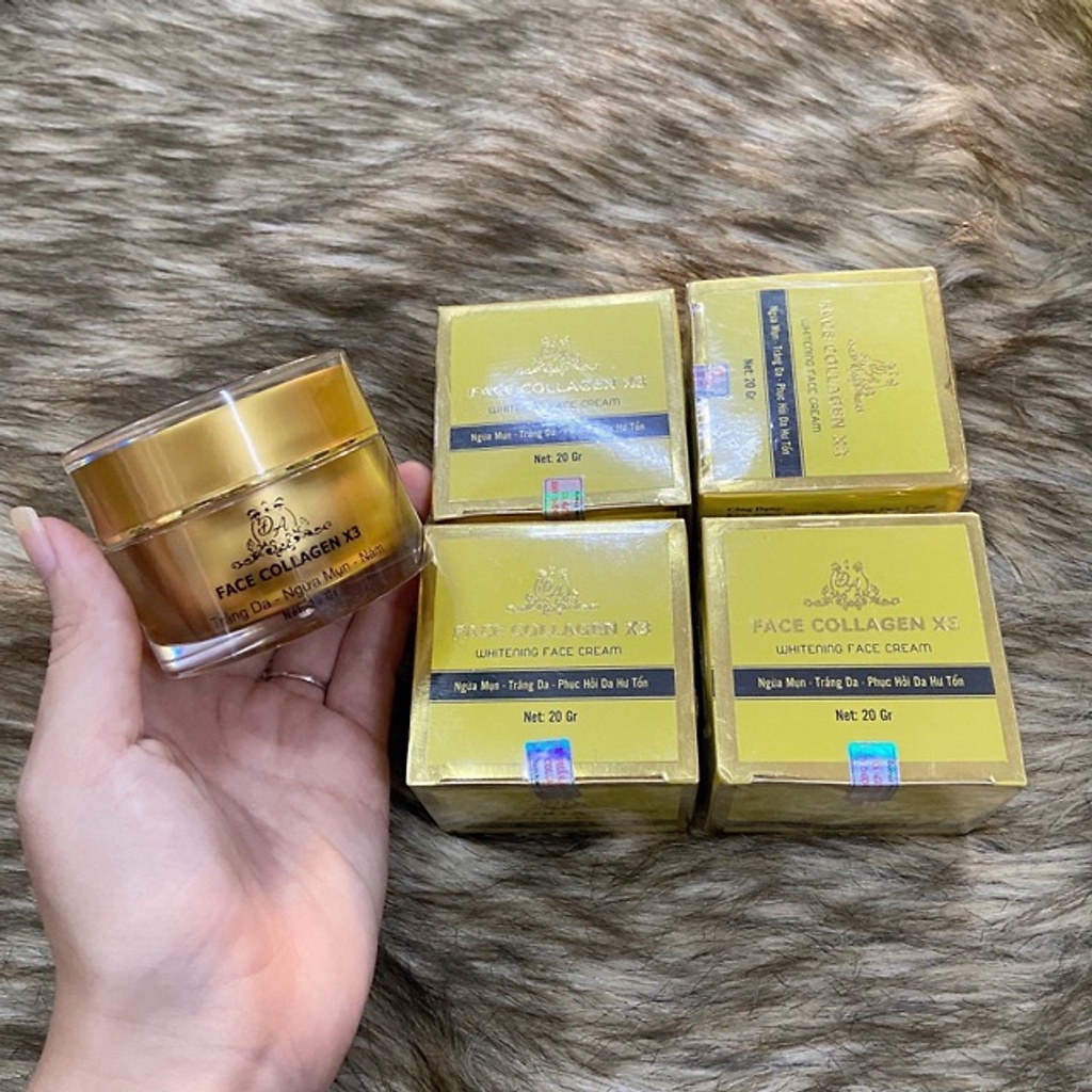 Combo Face Collagen X3 + Cao Nghệ Collagen X3 Mỹ Phẩm Đông Anh Chính Hãng