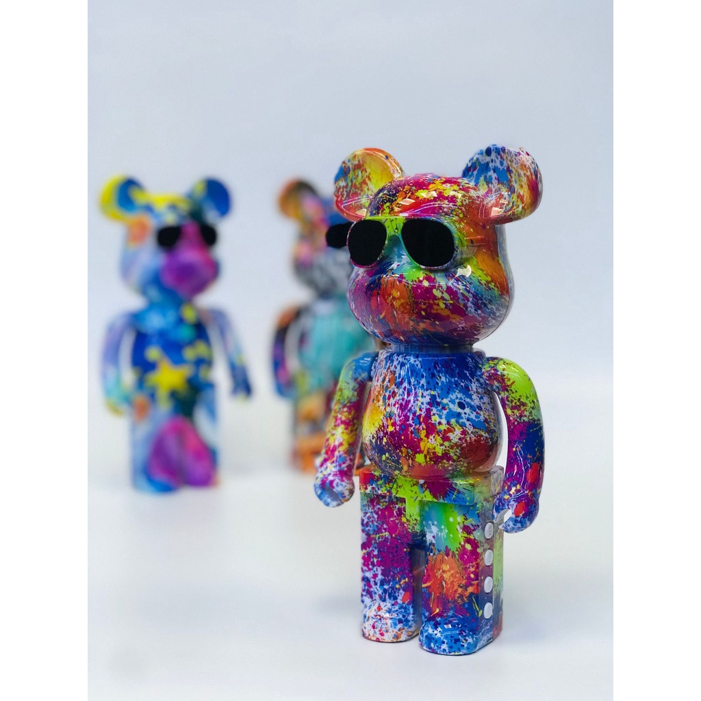 Loa Nghe Nhạc Bluetooth Gấu Bearbrick Mini giá rẻ Để Bàn decor Cầm Tay B5+ Âm Thanh Bass Cực Mạnh - Việt linh store