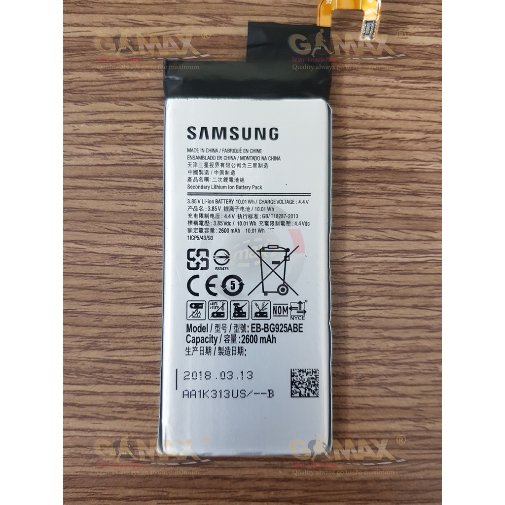 Pin Điện Thoại Samsung Galaxy S6 Edge G925 EB-BG925ABE 2600mAh - ZIN MÁY