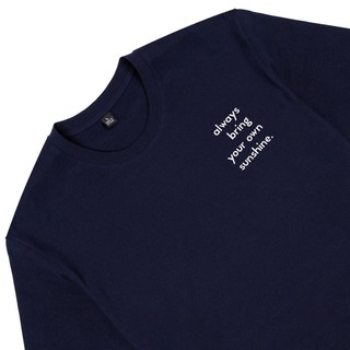 Áo thun unisex cotton 100% in chữ always bring your own sunshine